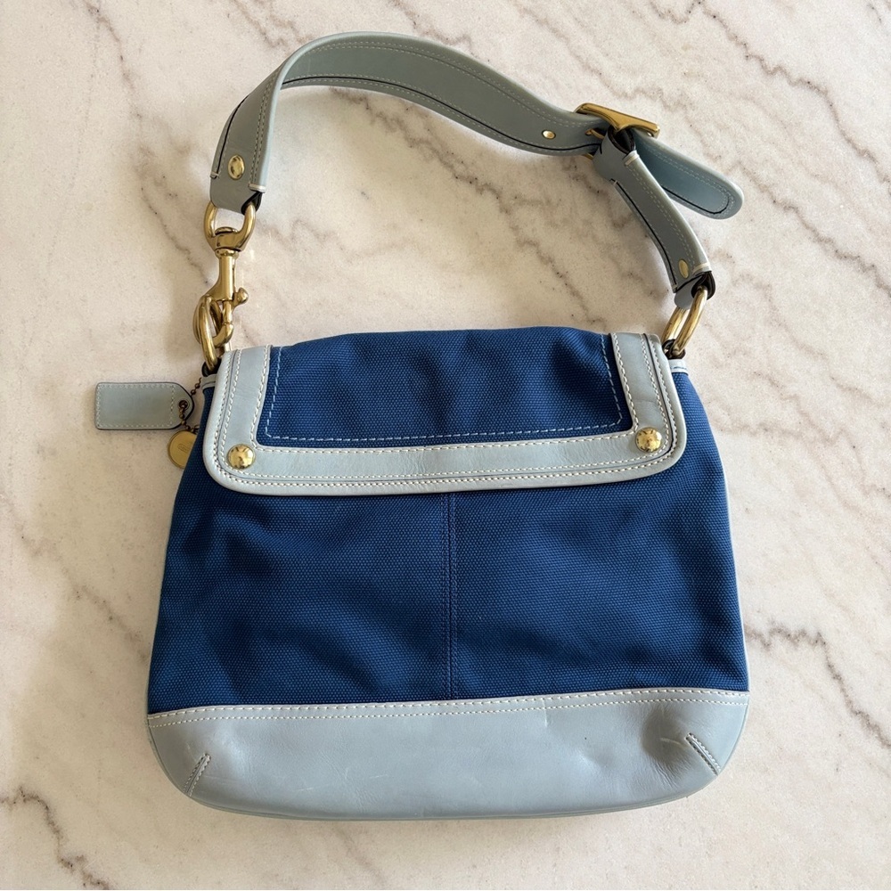 Coach Legacy Ali Slim Flap Turn Lock Shoulder Bag - Picture 2 of 11